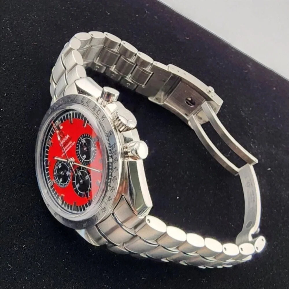 Omega Speedmaster Legend Schumacher Red Dial Chronograph 42MM Automatic #67